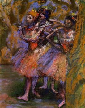 埃德加 德加 Three Dancers